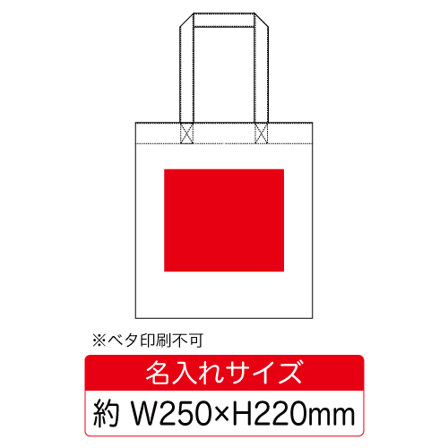 コットンガゼットマチ付バッグ（L） ナチュラル【エコマーク付き】TR-0909