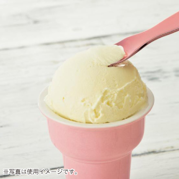 アイスクリームカップ＆スプーンセット【パッド印刷/レーザー加工】　2263850