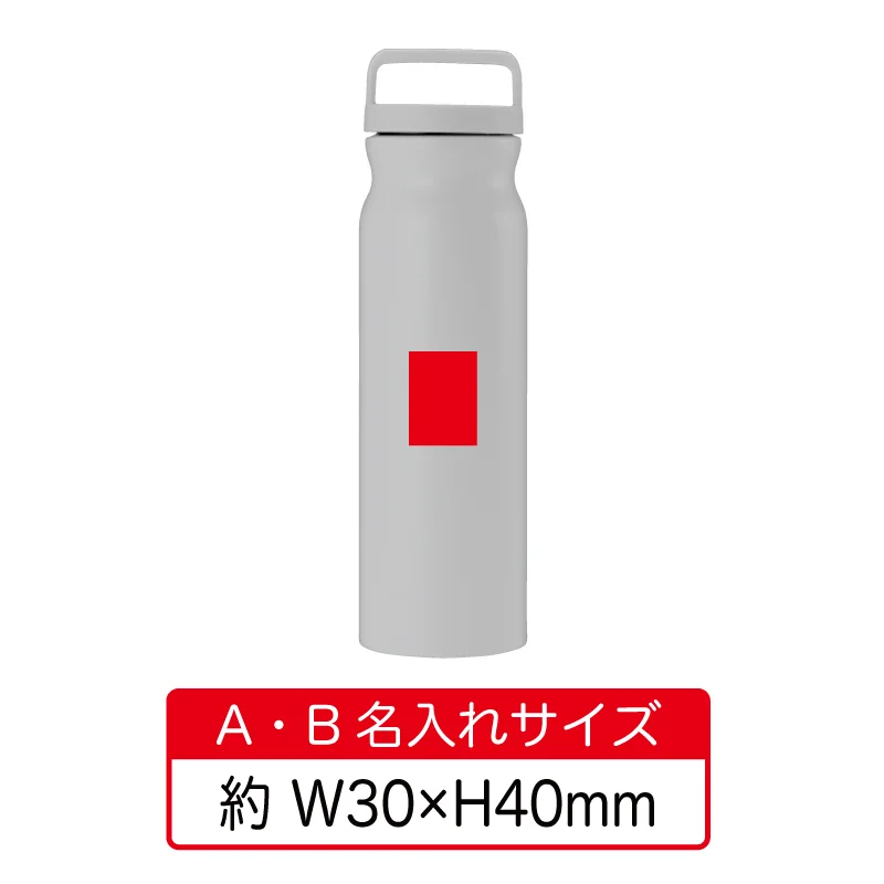 ハンドル付きストッパーボトル750ml【パッド印刷/レーザー加工】　2374631