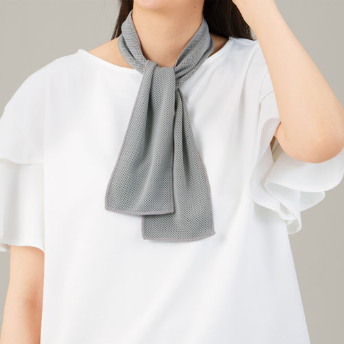 ひんやりタオルマフラー（ジッパーケース入り） 243025