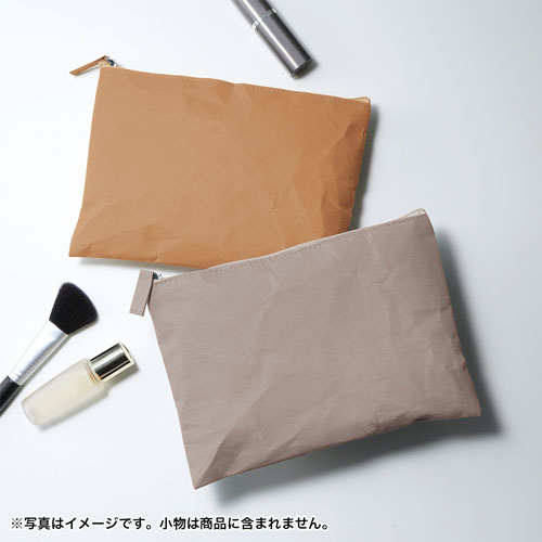 イークラフト・ウォッシャブルペーパーフラットポーチ 257411