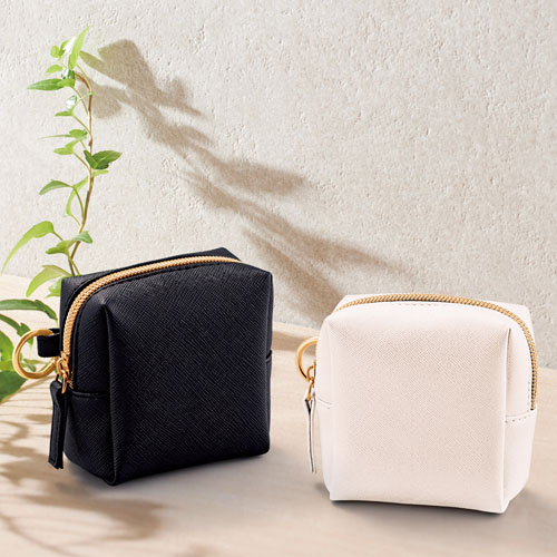 リングカラビナ付きスクエアポーチ 261391