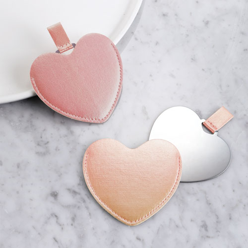 ハート型スリムプレートミラー 257451