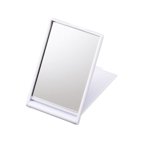 ハンディコンパクトミラー（ホワイト） 257471