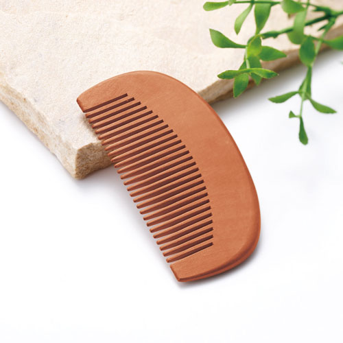 ナチュラルウッド・コンパクトコーム（ジッパーケース入り） 257016