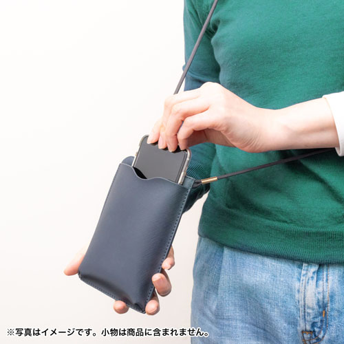 PREMO リサイクルレザー スマホショルダーポーチ V010623
