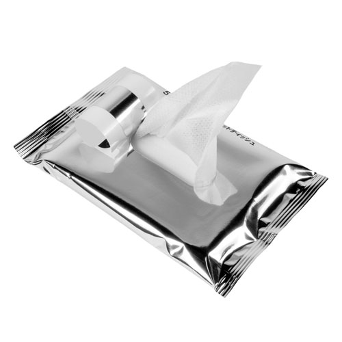 【プリント必須商品】小ロット！5年保証防災用ウェットティッシュ20枚 V010657