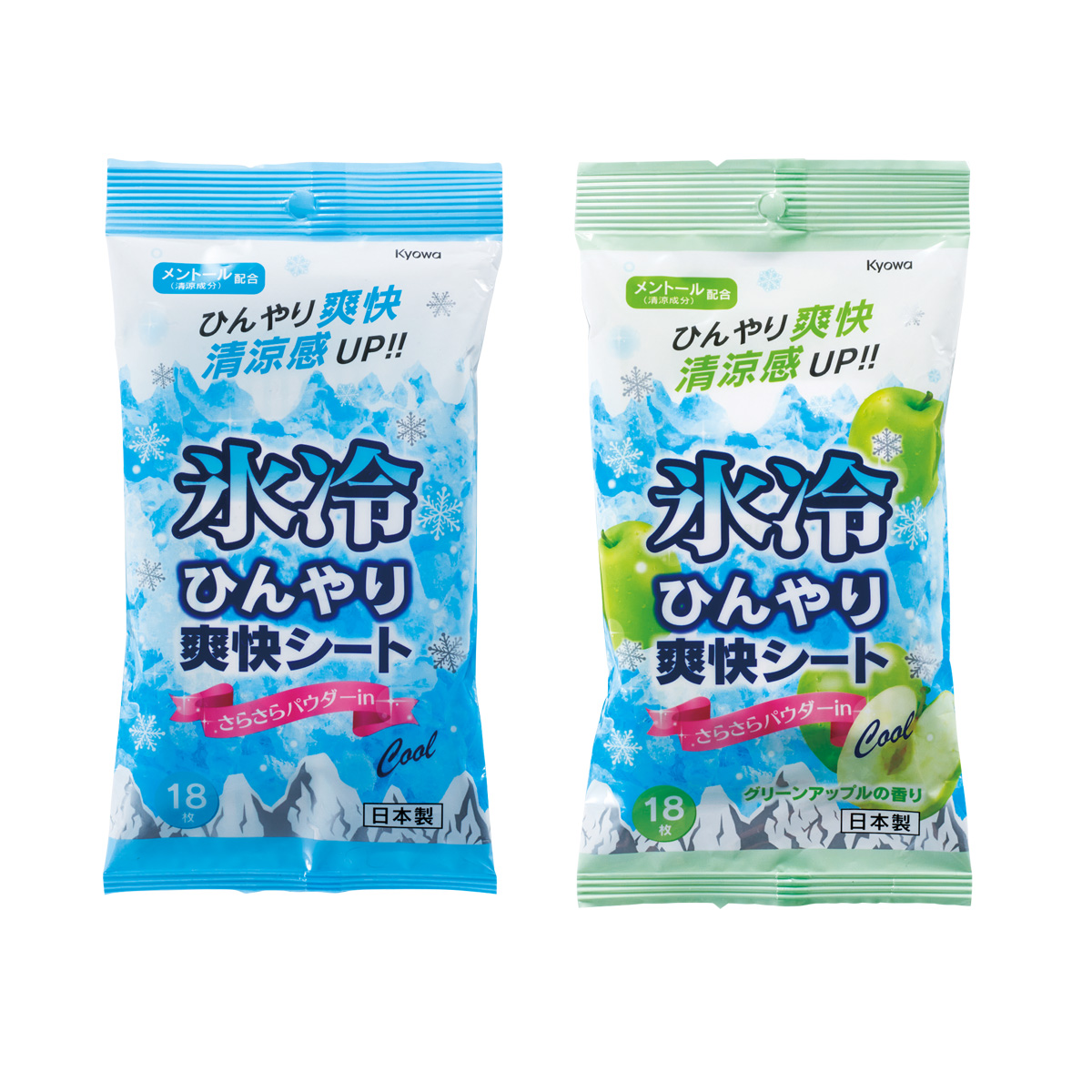 氷冷ひんやり爽快シート18枚入　36016
