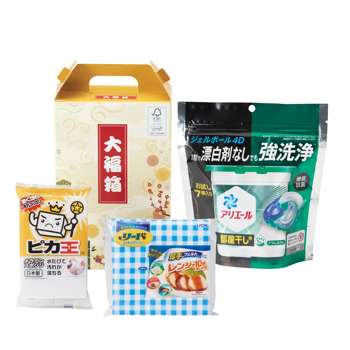 キッチン＆ランドリーセット 大福箱　35648DF