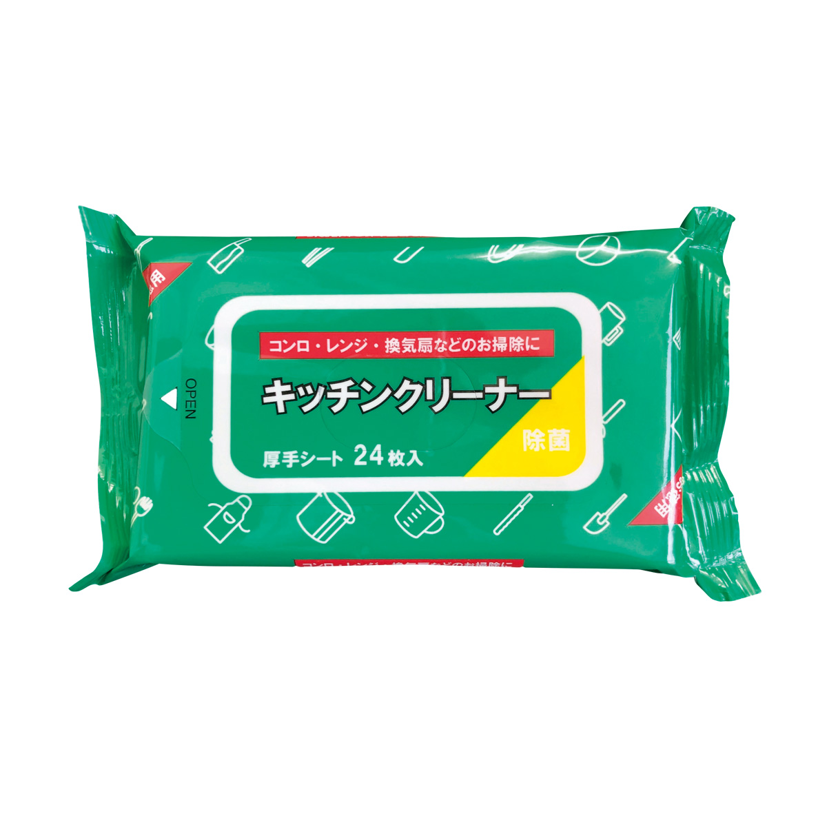 キッチンクリーナー24枚入 除菌　36610