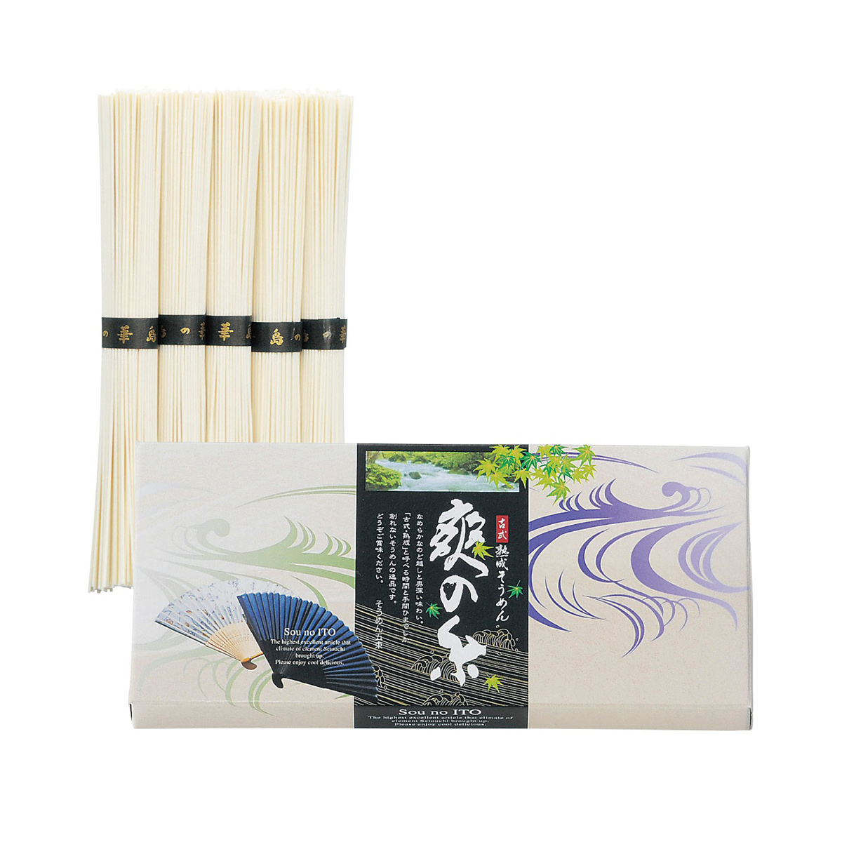 古式熟成そうめん 爽の糸5束　23536　【軽減税率対象】