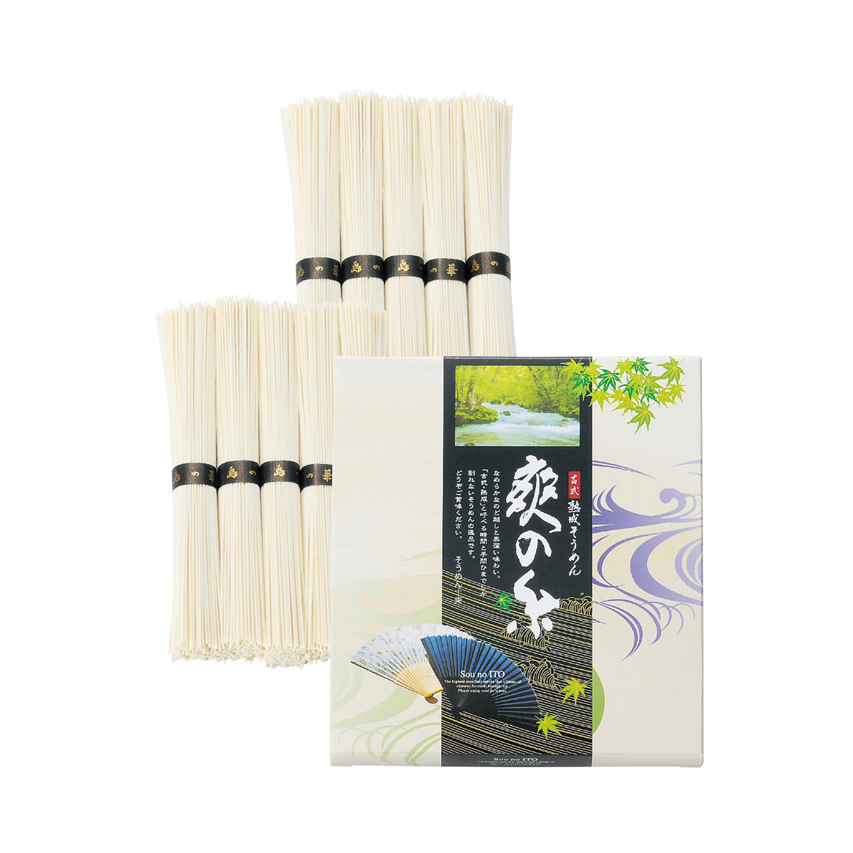 古式熟成そうめん 爽の糸10束　23537　【軽減税率対象】