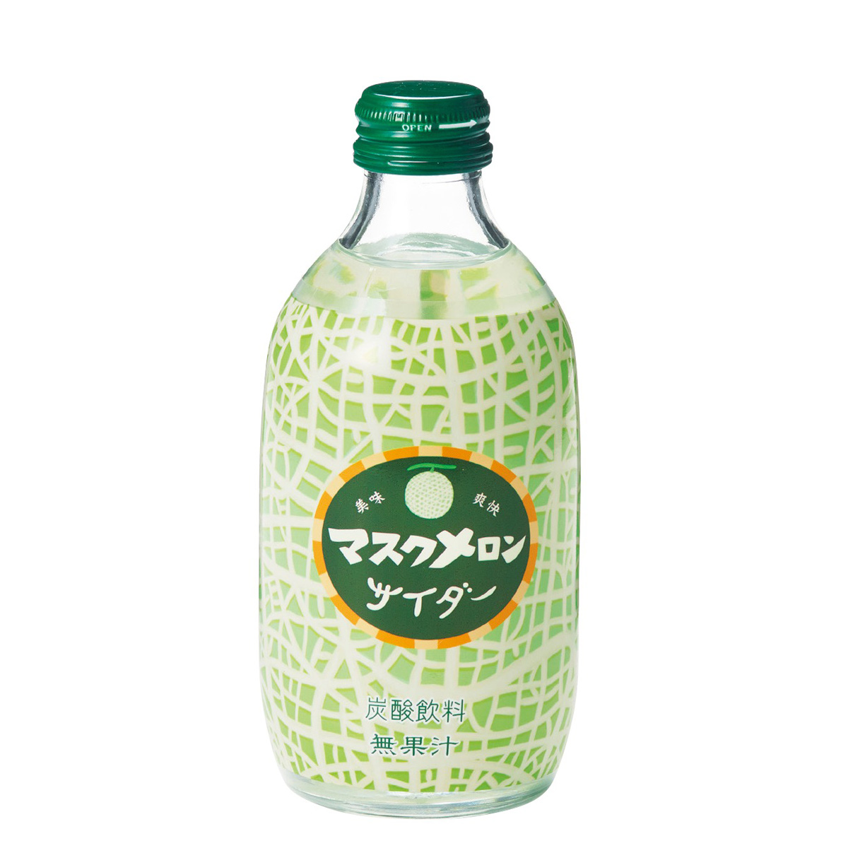 果実サイダー300ml マスクメロン　36003MM　【軽減税率対象】