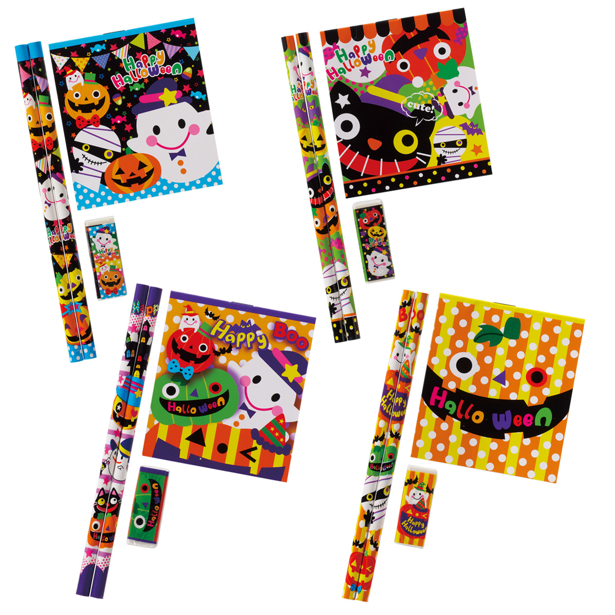 ハロウィン文具4点セット　36150