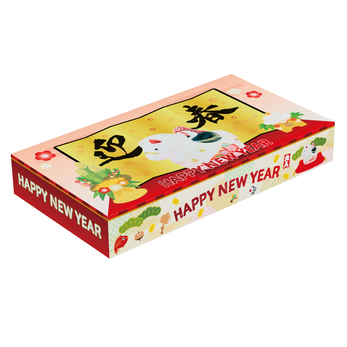 迎春BOXティッシュ40W 午 36790