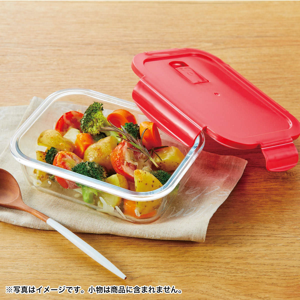 フタ付耐熱ガラス保存容器 36750