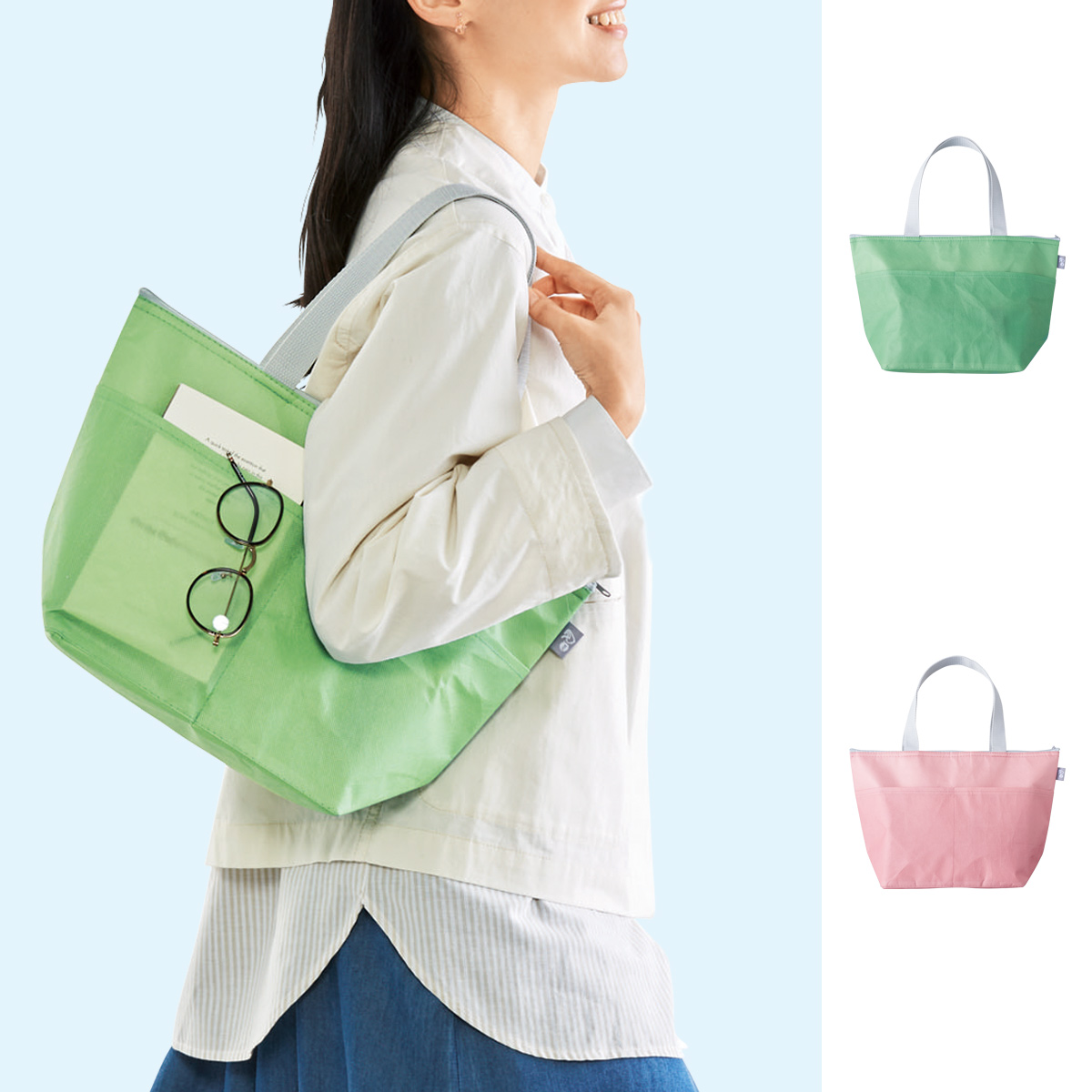 リル　再生PETポケット付保冷温バッグ　36887