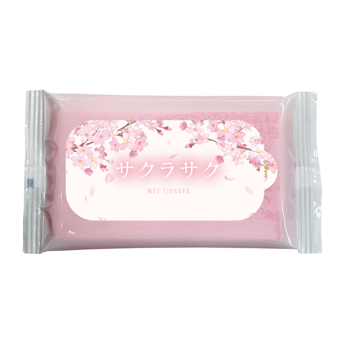 サクラサク カラーウェットティッシュ8枚入　36452