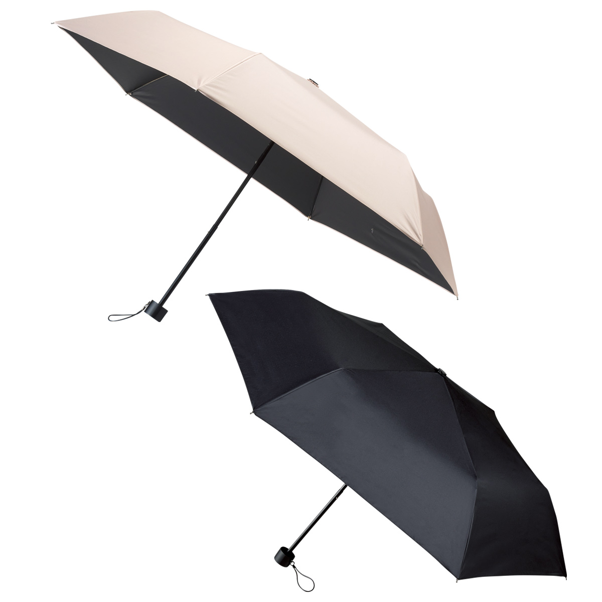 ベーシックカラー晴雨兼用折りたたみ傘　36469