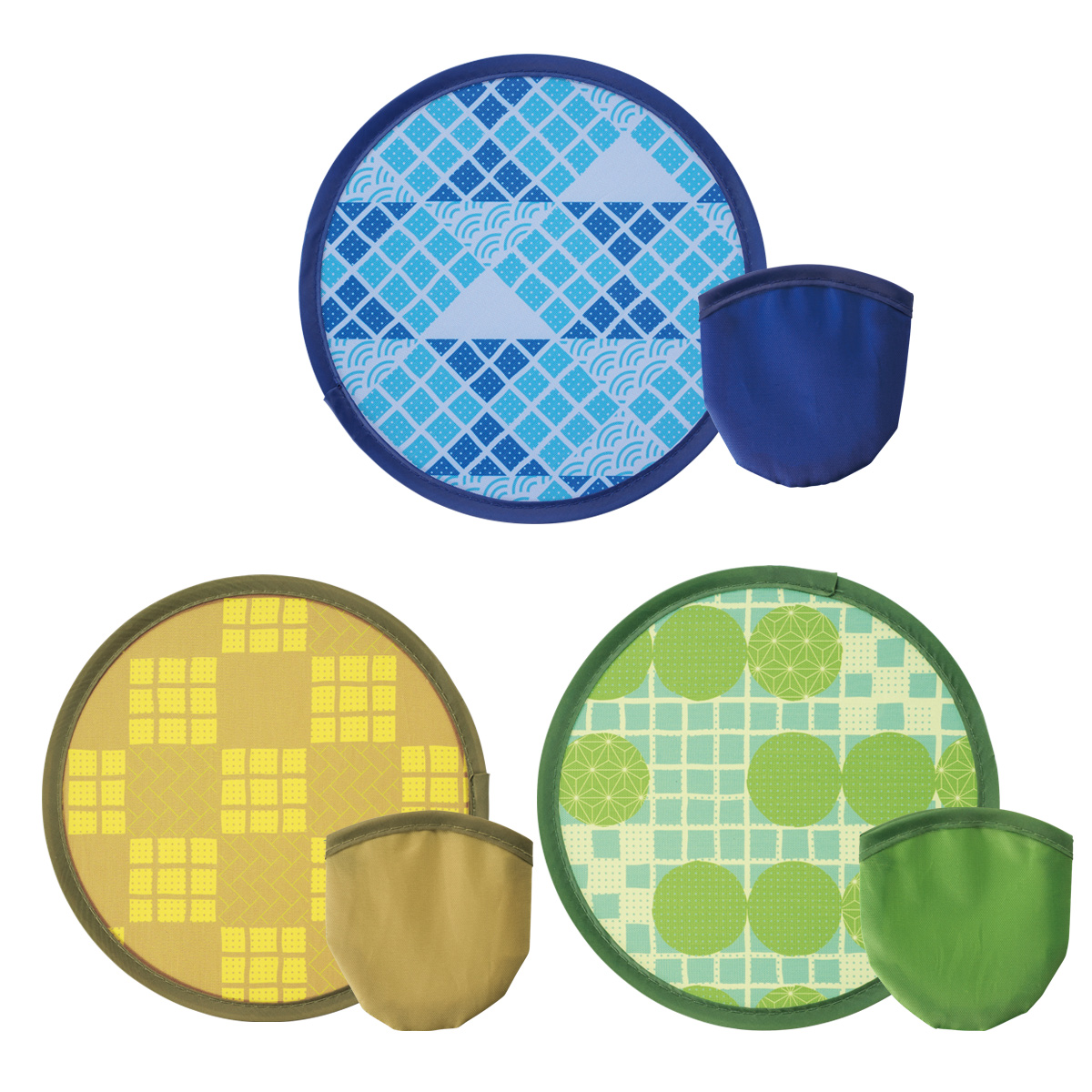 夏柄ポケットうちわ　36914