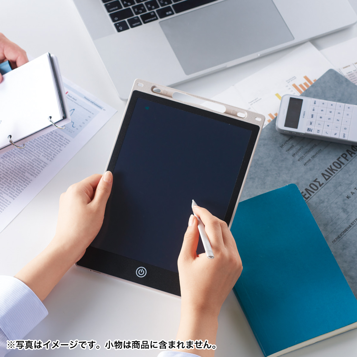 ペタっと貼れる！電子メモパッド　ラージ　36910