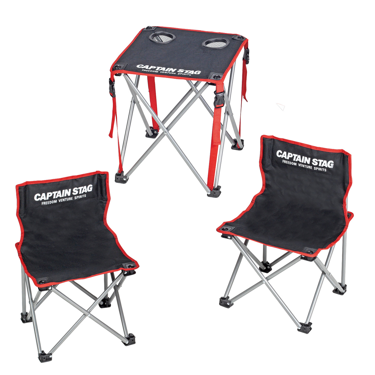 キャプテンスタッグ コンパクトテーブルセット　36981