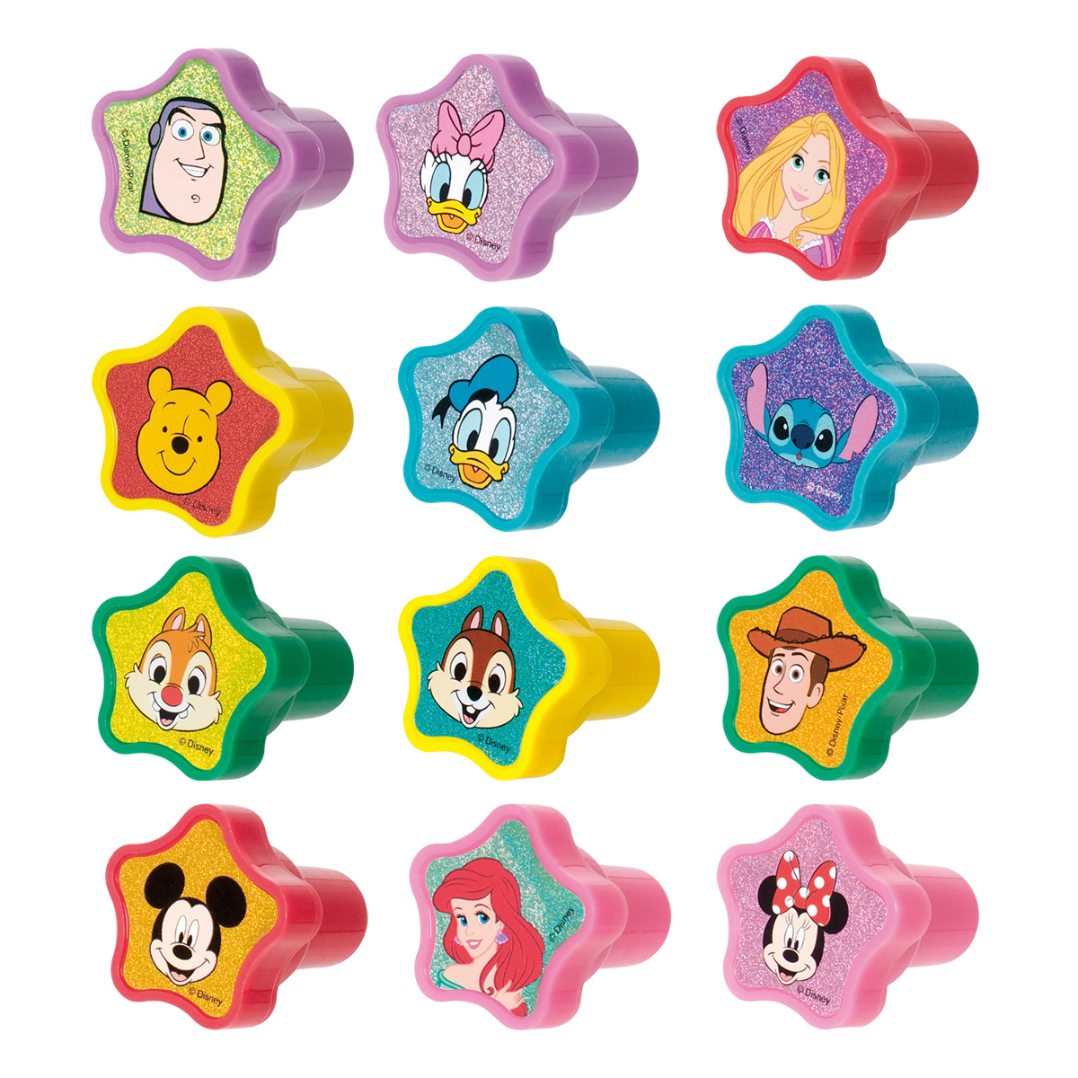 キャラクター 星形ミニスタンプ　36938