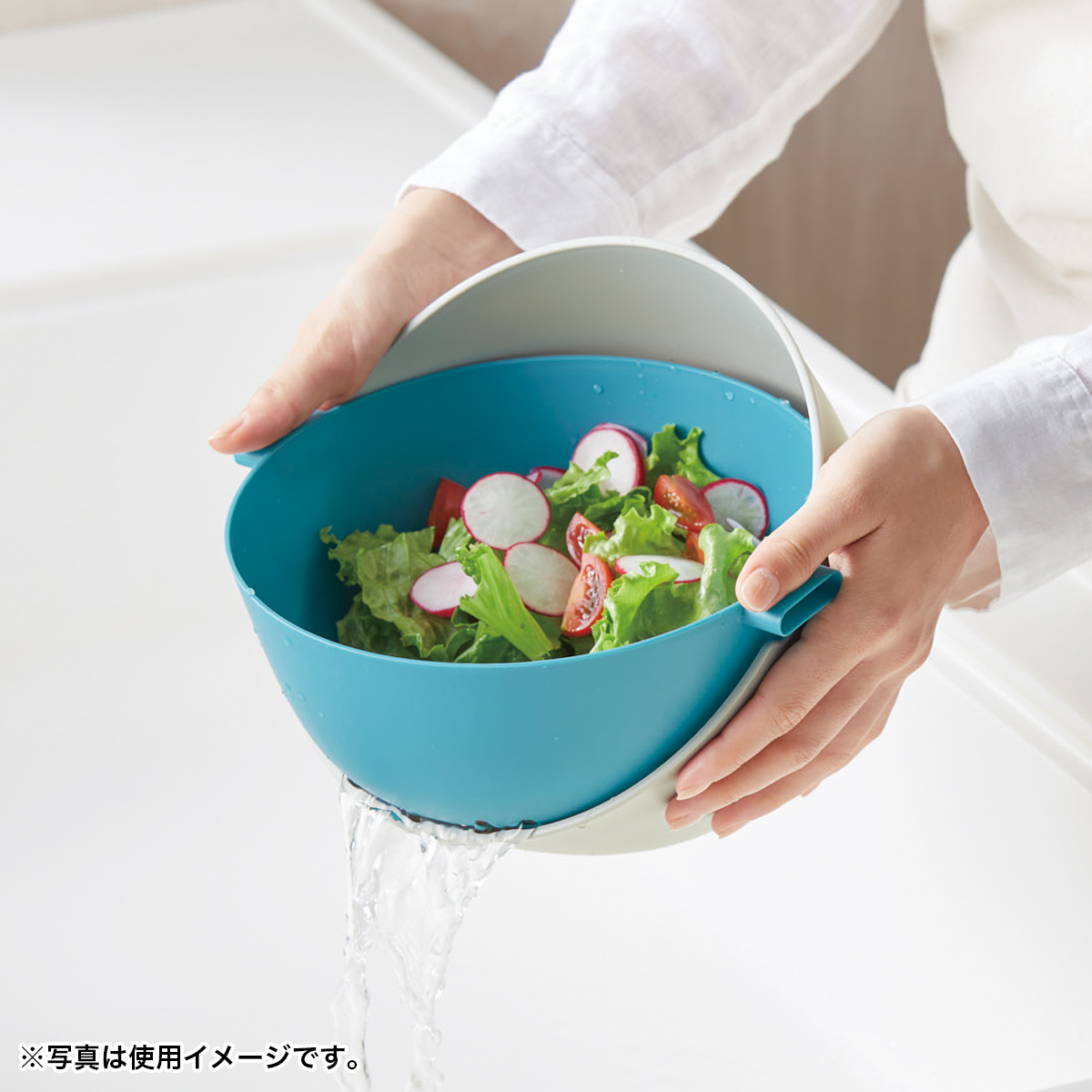 水切りざる＆ボウルセット　36902