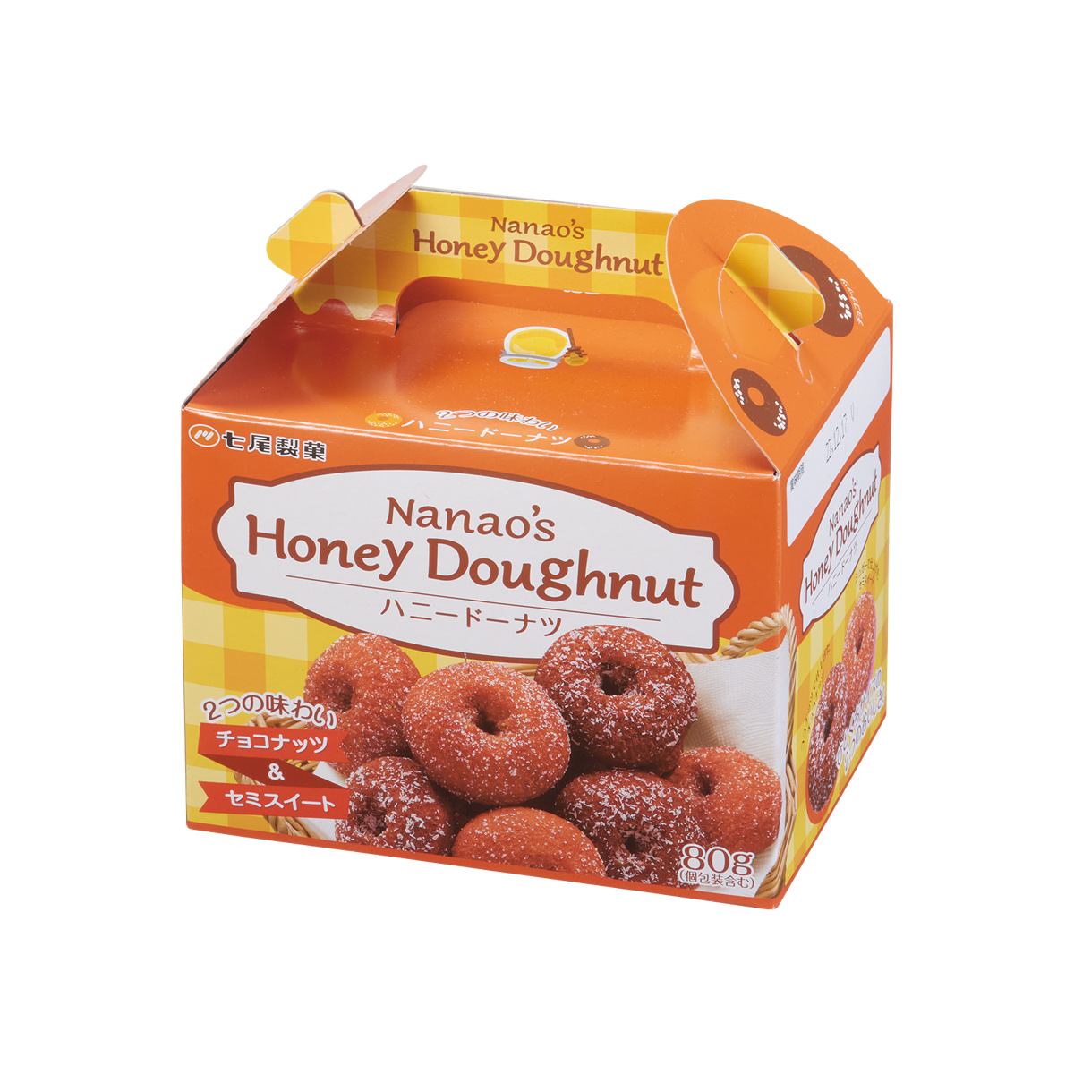 ２つの味のハニードーナツ80g　36974