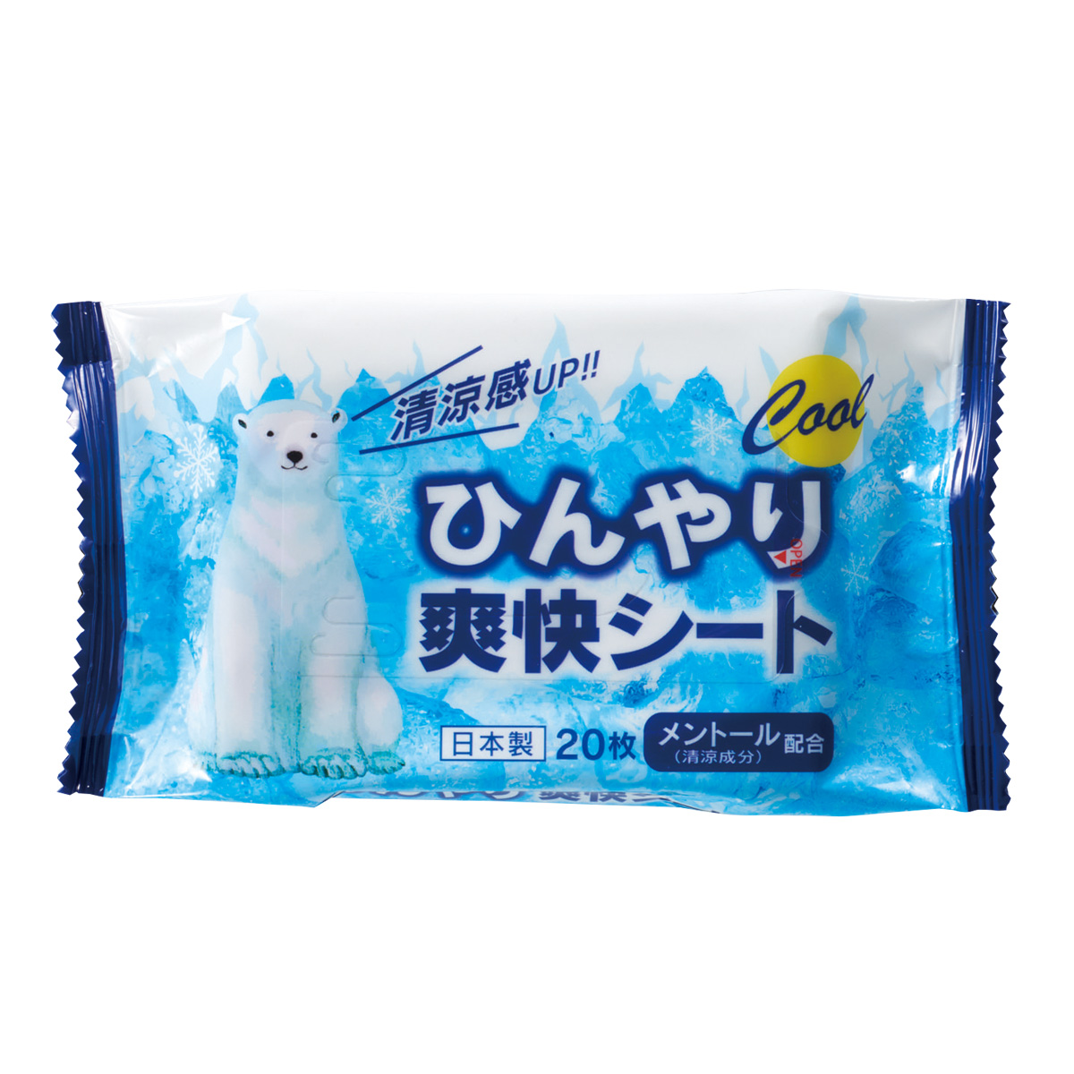 ひんやり爽快シート20枚入　36577
