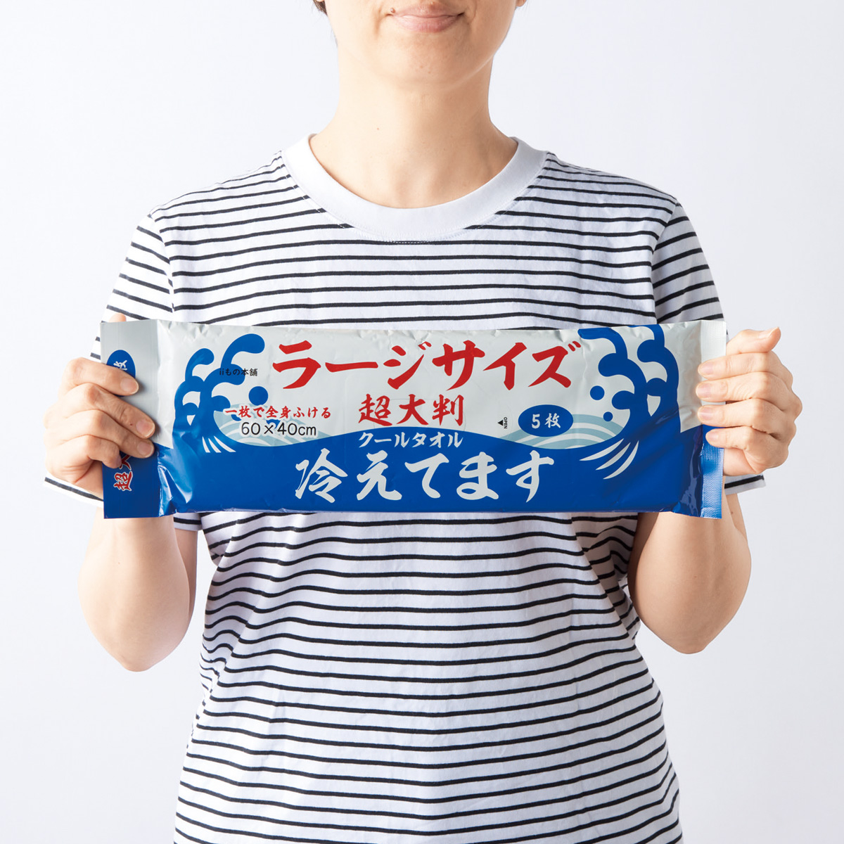 超大判クールタオル冷えてます ラージサイズ5枚入　36575
