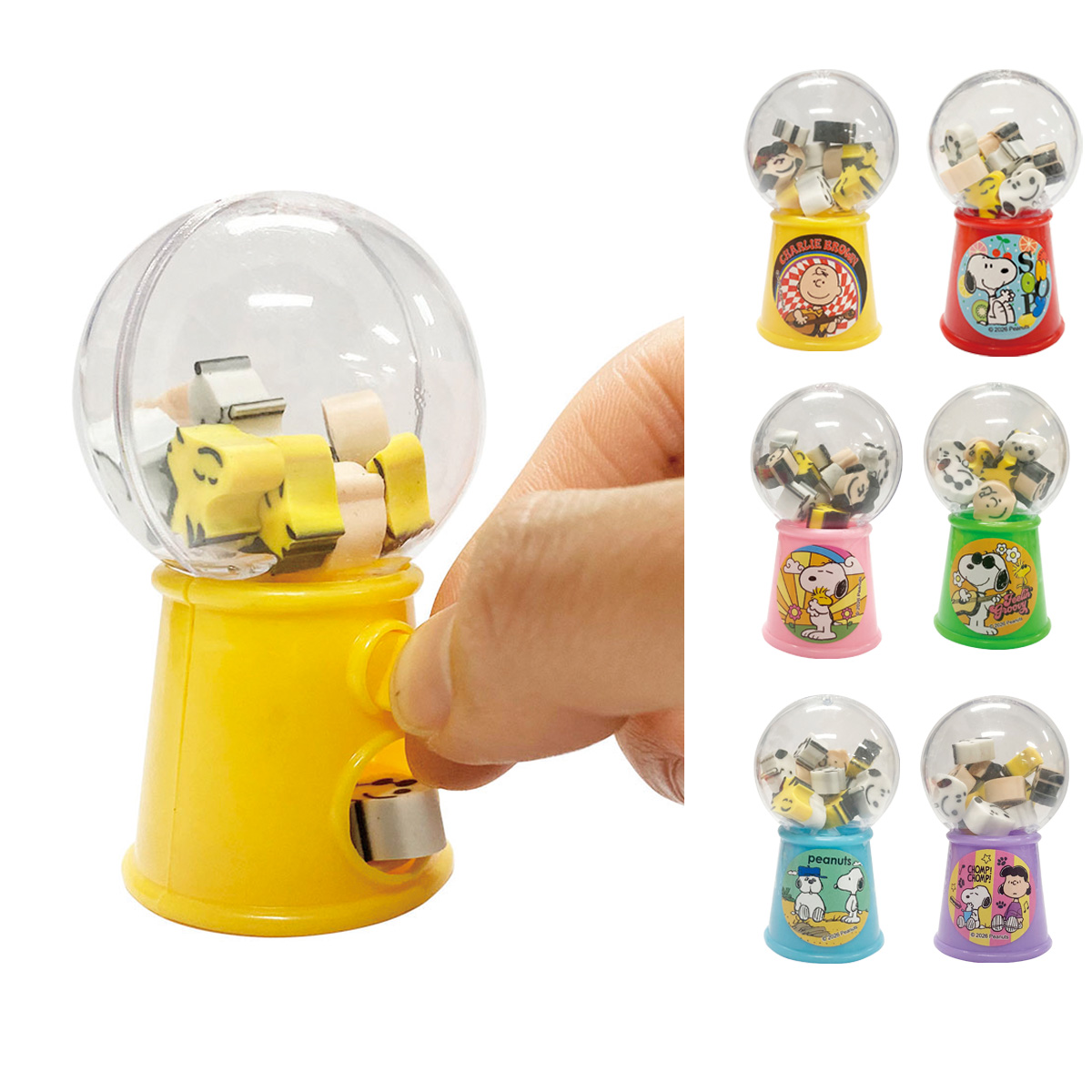 スヌーピーかわいいガチャ消しゴム　37094