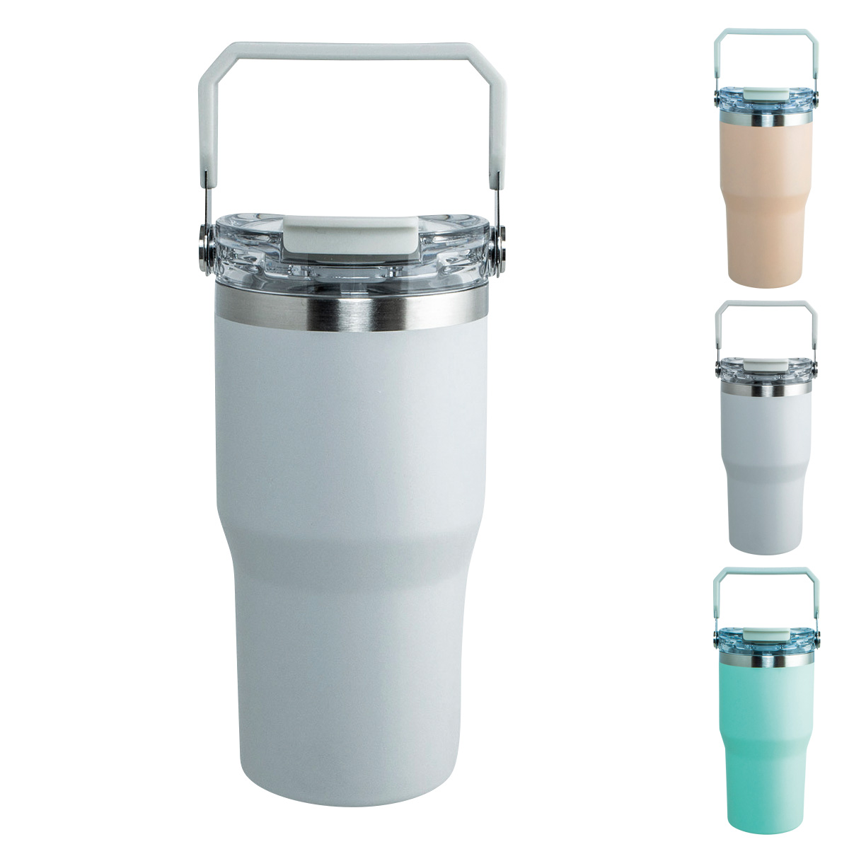 ストロー付2WAYタンブラー600ml 　37214