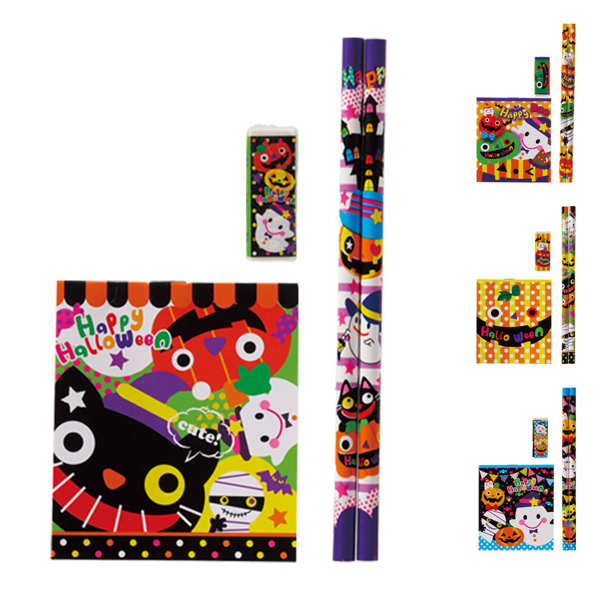 ハロウィン文具4点セット　36150