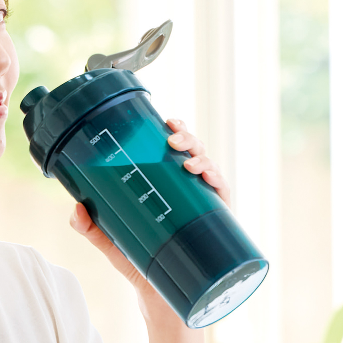 マルチケース付シェイカーボトル500ml　37121