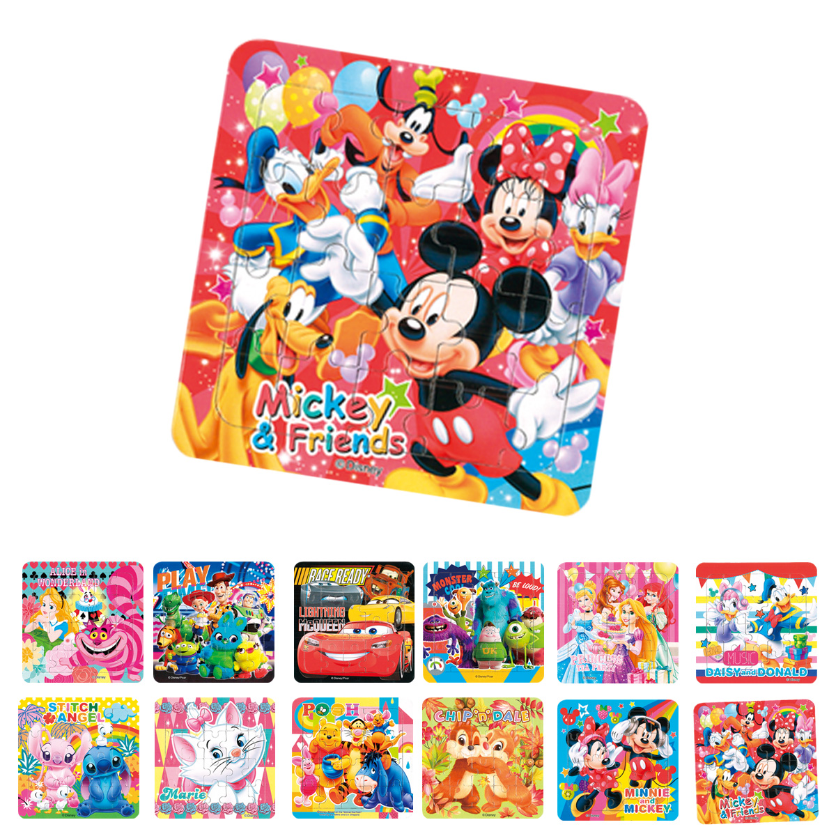 キャラクター カラフル２０Pパズル　37223