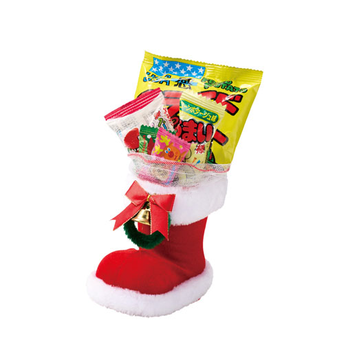 クリスマス4インチふわふわブーツ　37447