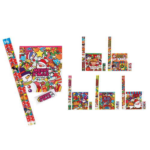 Withサンタ文具４点セット　35786