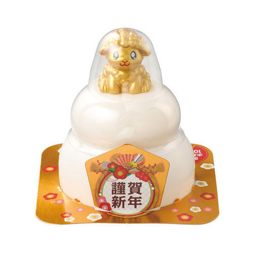 2027干支マスコット付鏡餅(未)　37437　【軽減税率対象】