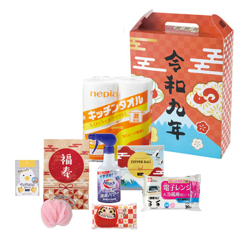 とにかく大きい干支福箱パンパン8点セット 2027　61399