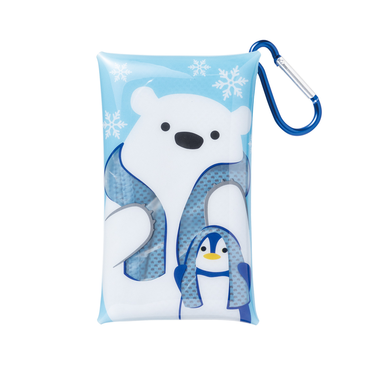 しろくまくんの熱中症対策 クールネックタオル＆ケース　0708901