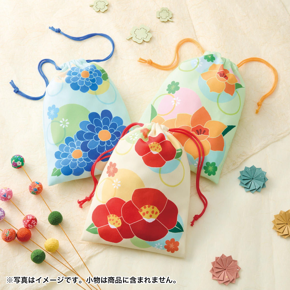 はなわらい 巾着袋　1107101