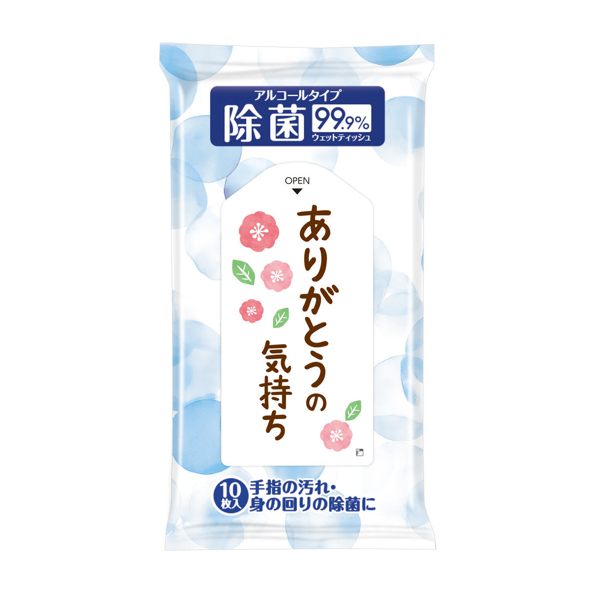 除菌ウェットティッシュ ありがとうの気持ち　0554901-3
