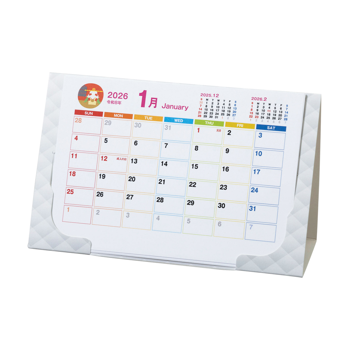 干支卓上壁掛けカレンダー　45063