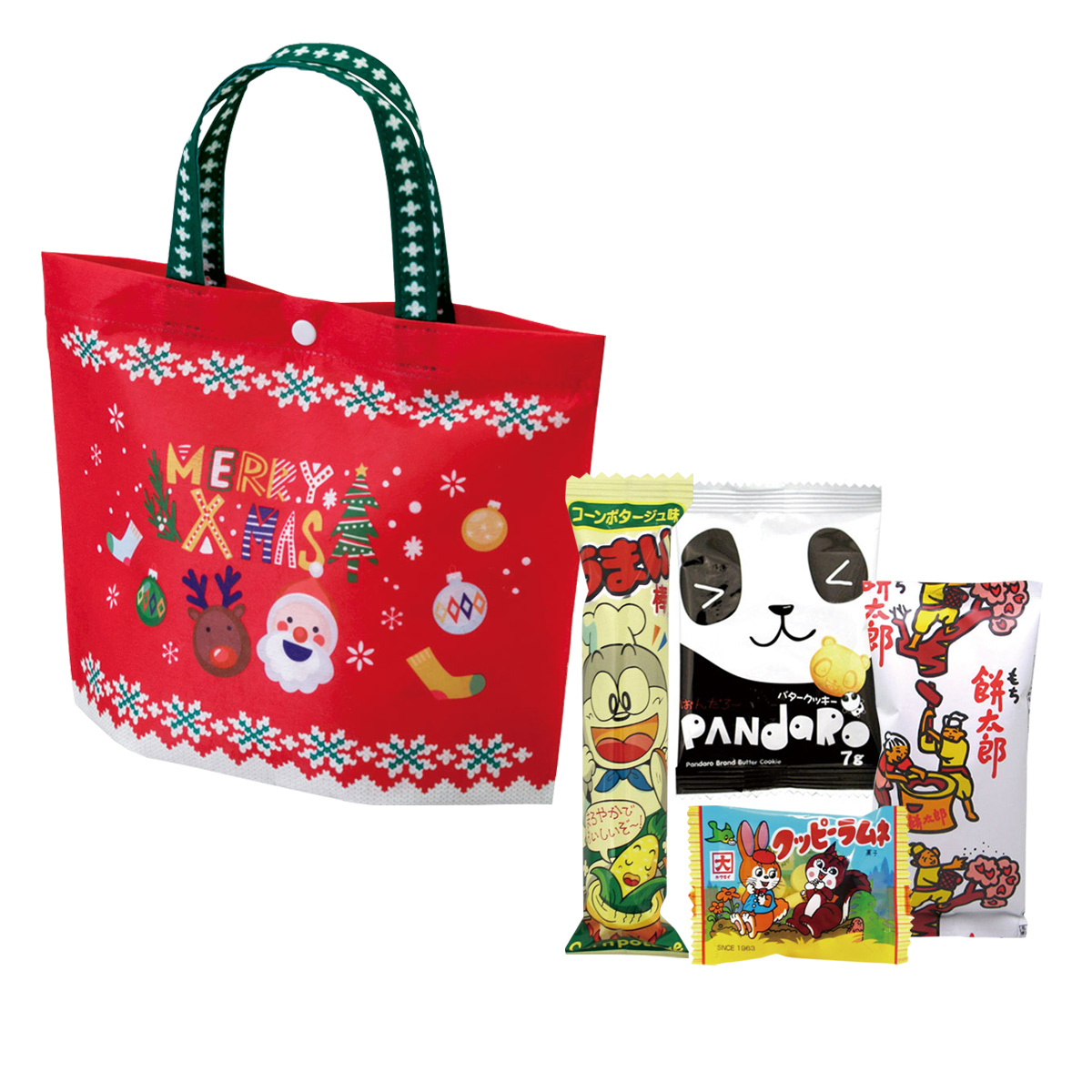 クリスマスミニトート　お菓子4点セット　45084