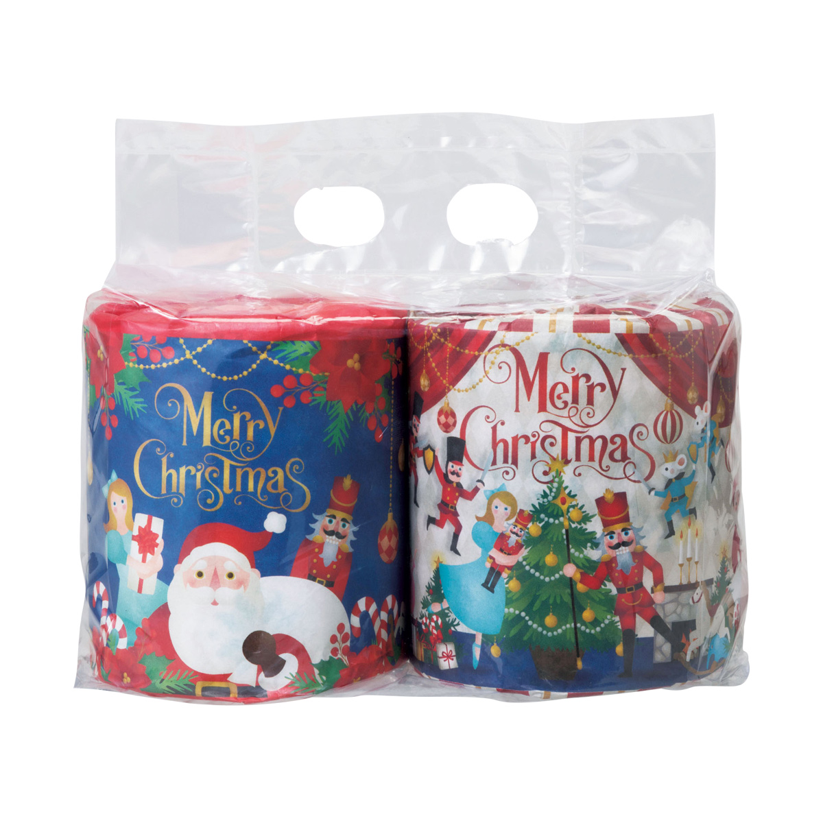 メリークリスマス／トイレットロール2ロール　45035