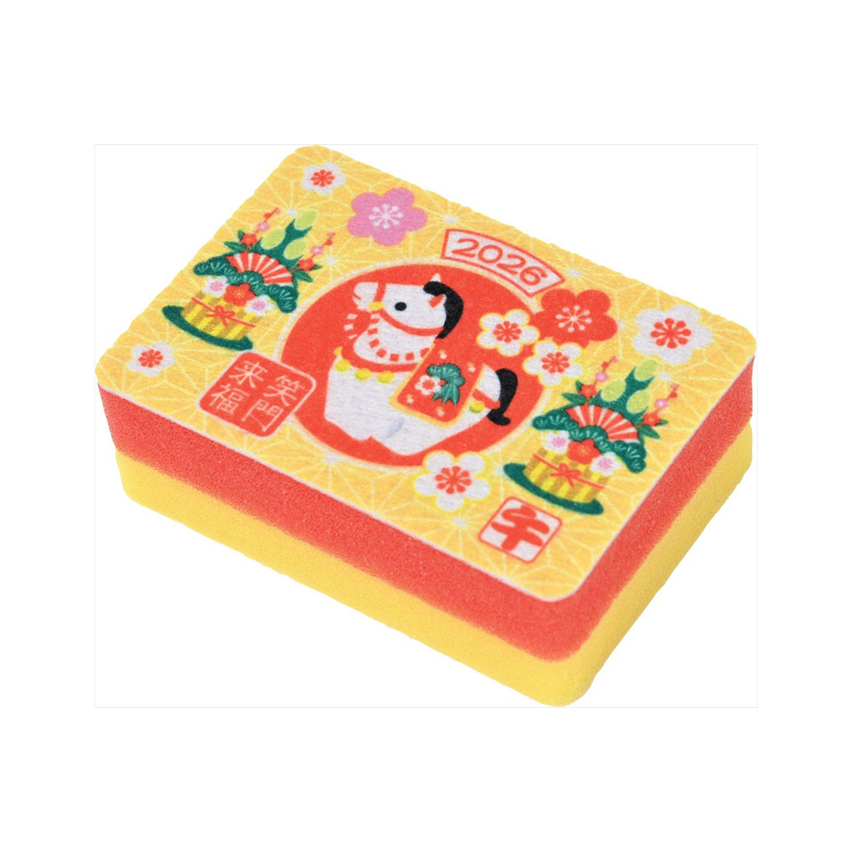 干支キッチンスポンジ【欠品中：次回12月中旬入荷予定】