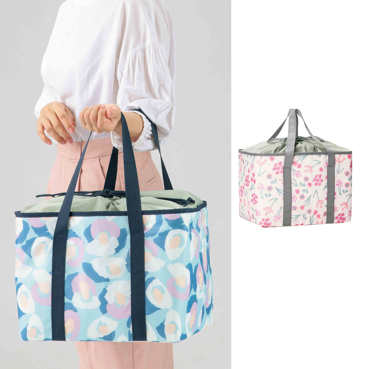 カナコノ ブローム／レジカゴ保冷温ショッピングバッグ　46000