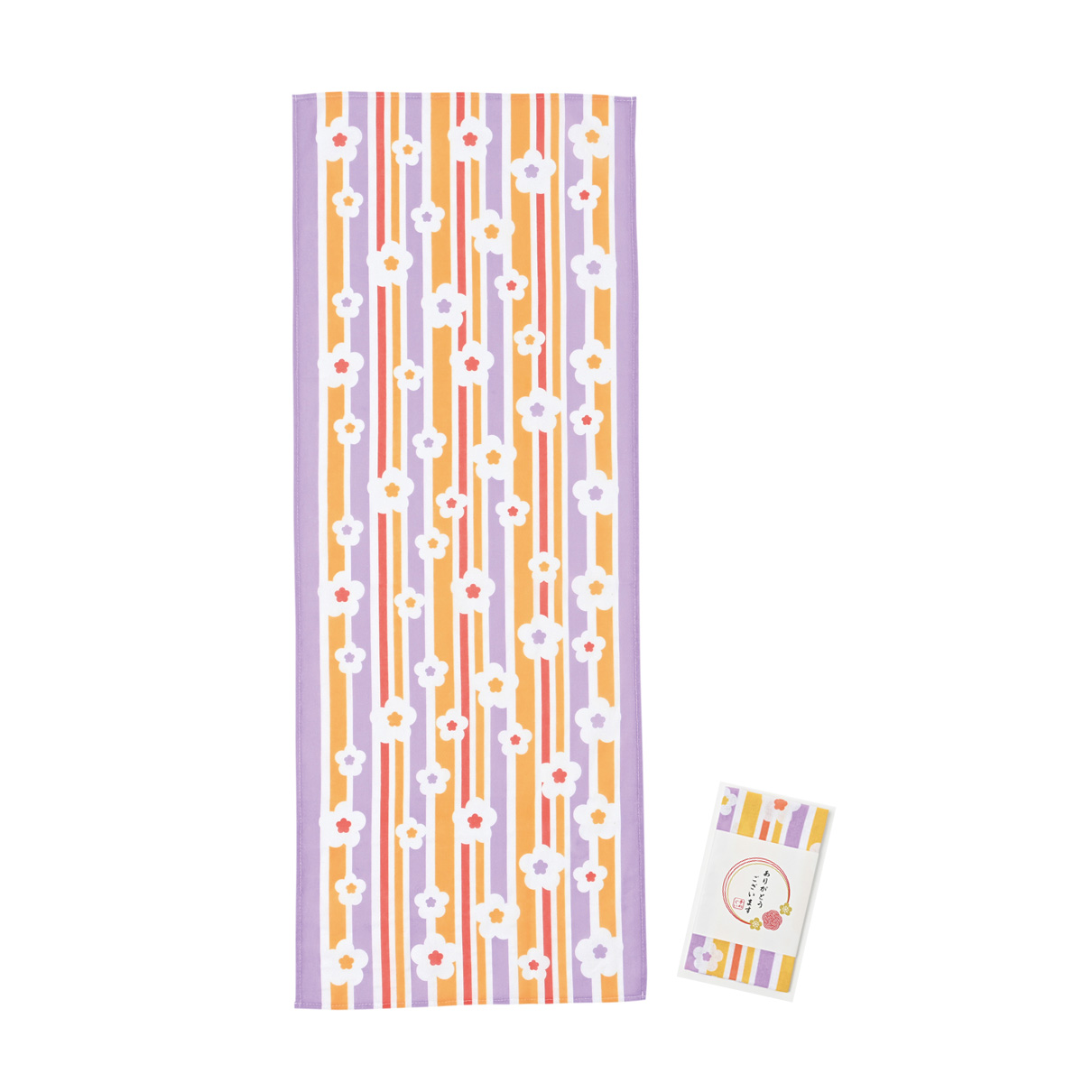 ありがとうございます／和柄文様手ぬぐい　46096