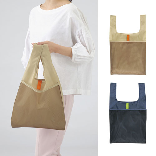 ミーロ／メッシュポケットエコバッグ　47015